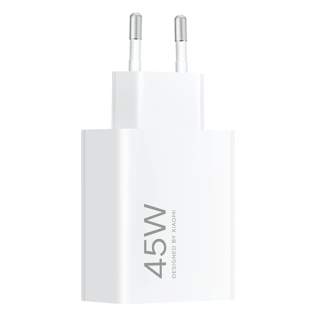 Karikues Xiaomi 45W Turbo, USB-A - Bardhë - 2