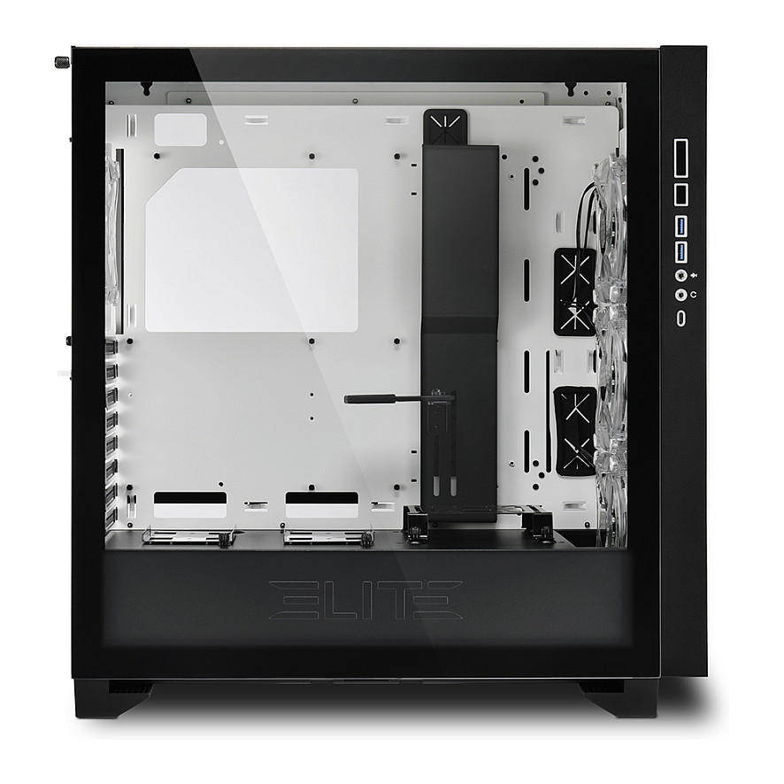 Kasë Sharkoon Elite Shark CA300T ATX/E-ATX 2xGlas – Bardhë - 6