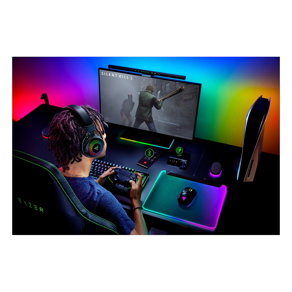 Kufje Gaming Razer Kraken V4 PRO Headset / Over‑Ear / Wireless  - Zezë - 18