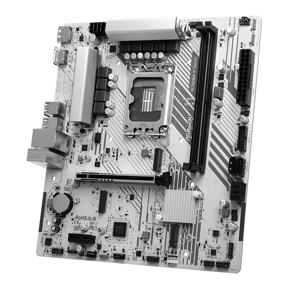 Pllakë Amë Intel ASROCK B760M-X GEN5 Intel S1700 / DDR5 / HDMI+DP - 4