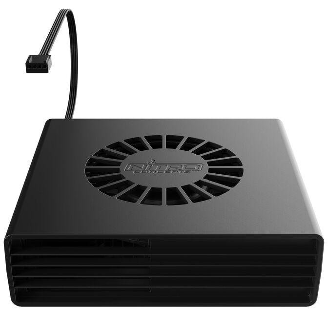 Ventilator për Simulator Gara Nitro Concepts IMMERSION Wind Flow / NC-SR-AC-010 / 4-Pin PWM / 139 x 129 x 38 mm / Për IMMERSION Wind Box - Zezë