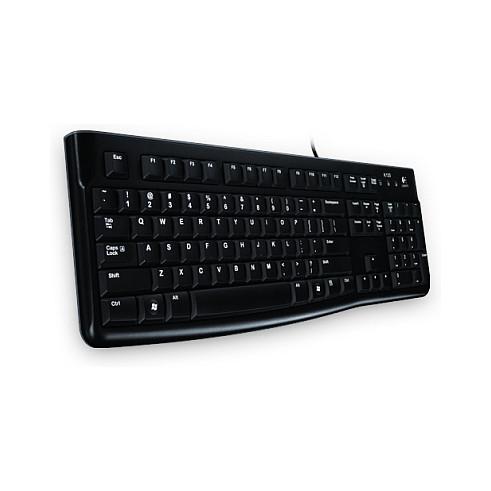 Tastierë me kabllo Logitech K120 for Business / Full-Size / QWERTY / Italian / USB / 1.5m - Zezë - 3