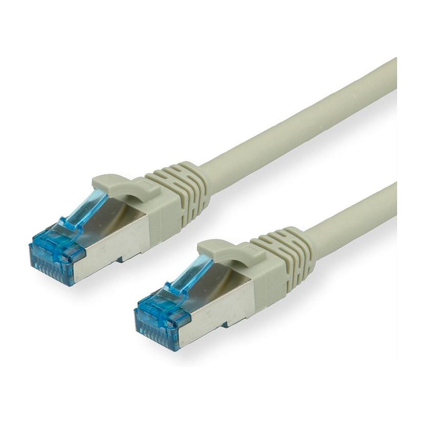 Kabllo për Rrjet VALUE 21.99.0859 / RJ45 - RJ45 / Cat.6A / S/FTP / 500 MHz / 0.15 m - Gri