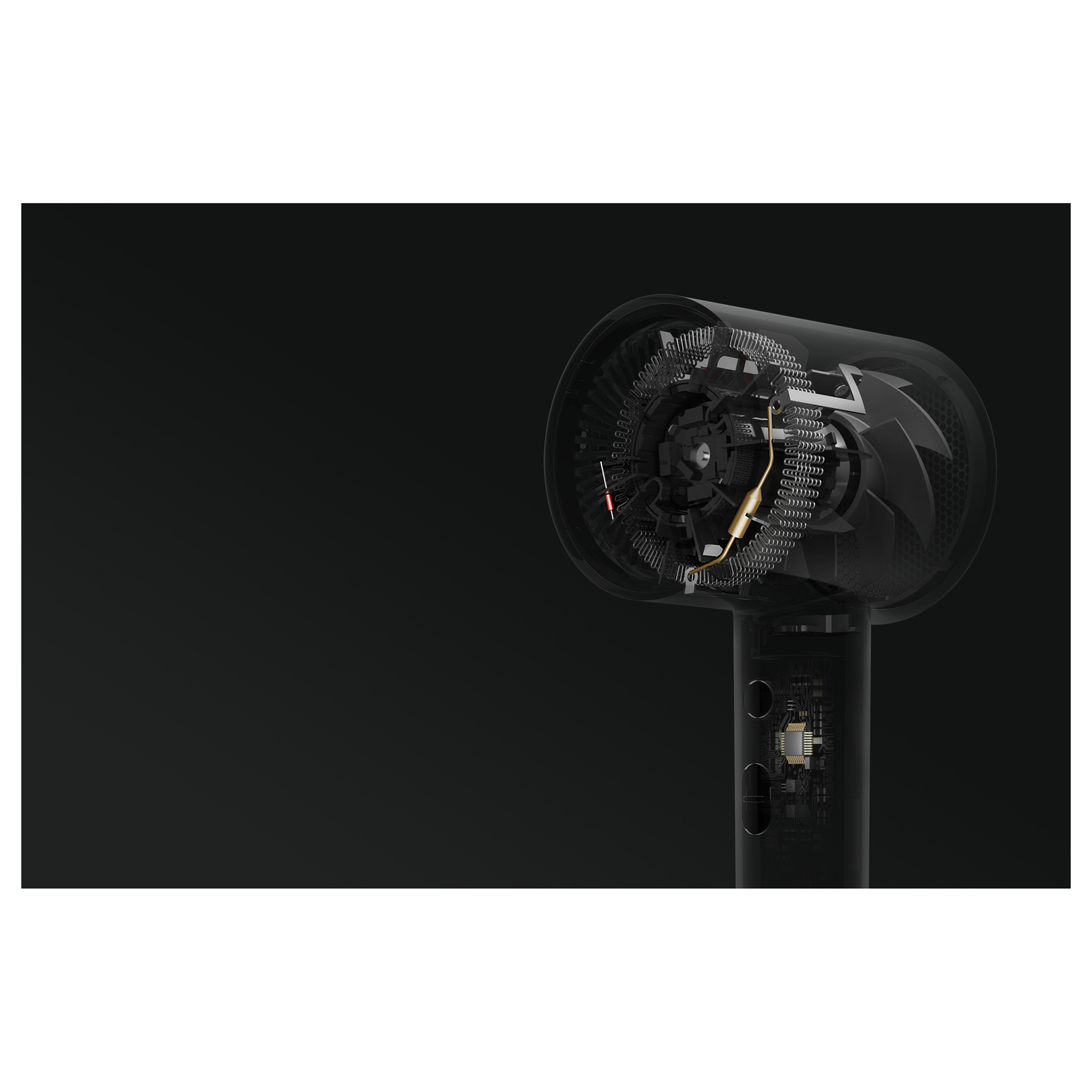 Tharëse për flokë Xiaomi Mi Ionic H300 / 1600W / Ionic 50M / 20m/s / 2 Shpejtësi / 2 Temperatura / Cool Shot – Bardhë - 3