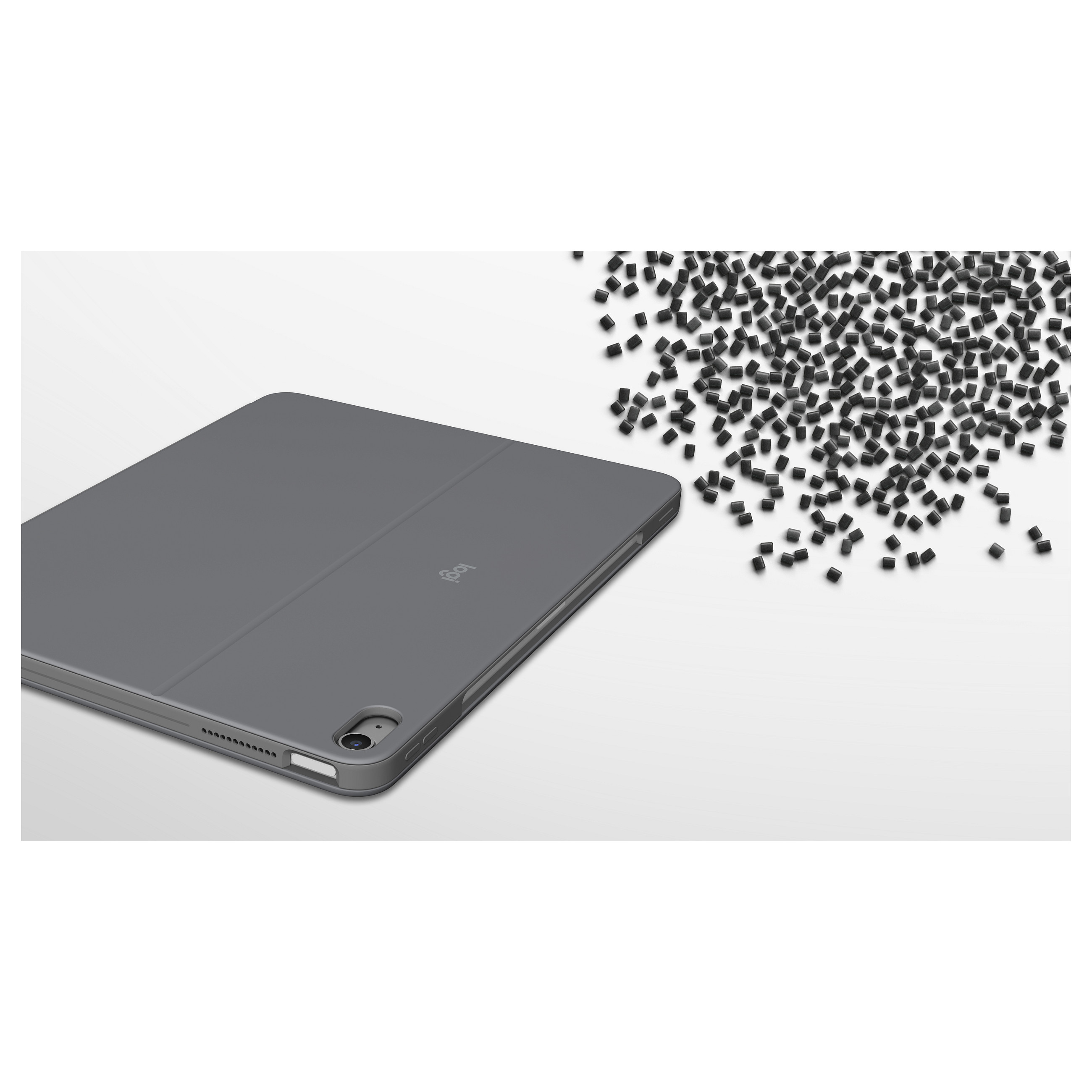 Tastierë Me kabllo Logitech Combo Touch / QWERTY / US International / Trackpad / Smart Connector - Gri - 4