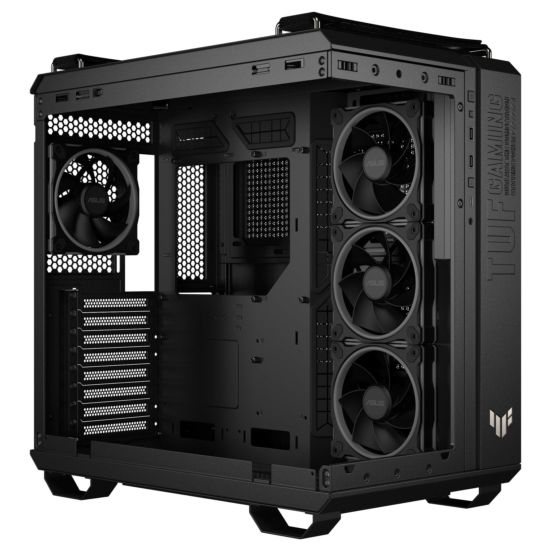 Kasë Asus TUF Gaming GT502 Horizon TG ARGB -Zezë - 9