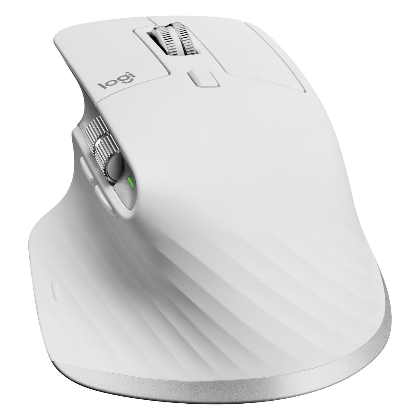Maus pa kabllo Logitech MX Master 3S / Darkfield / 8000 DPI / 7 Butona / 2.4 GHz + Bluetooth - Bardhë - 5