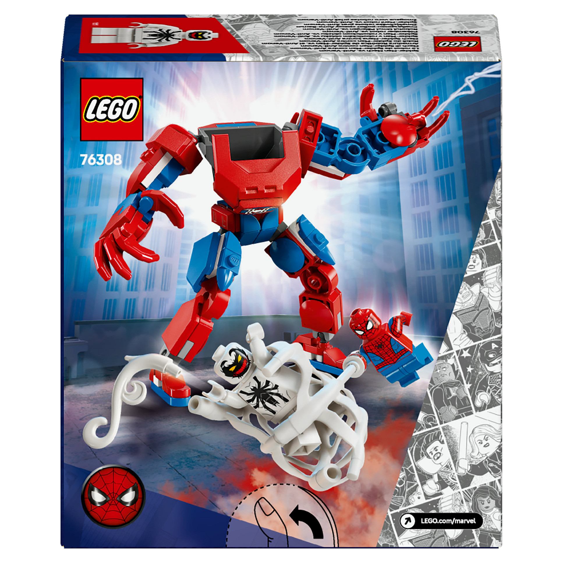 LEGO 76308 Marvel Super Heroes Spider-Man Mech vs Anti-Venom - 7