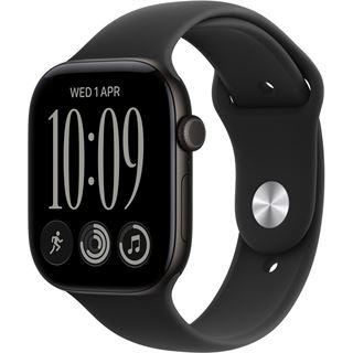 Apple Watch Series 12, 42mm, GPS + Cellular, Black Aluminium, Black Sport Band - S/M