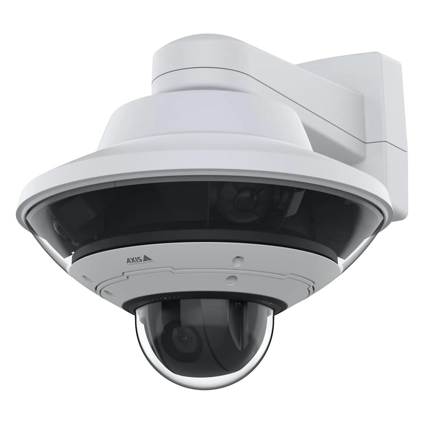 Kamerë Sigurie IP CCTV Axis Q6020-E 50Hz, 4 × 5MP, 360°, PTZ, CMOS 1/2", IR, IP66, IK10, PoE - Zezë/Bardhë - 3