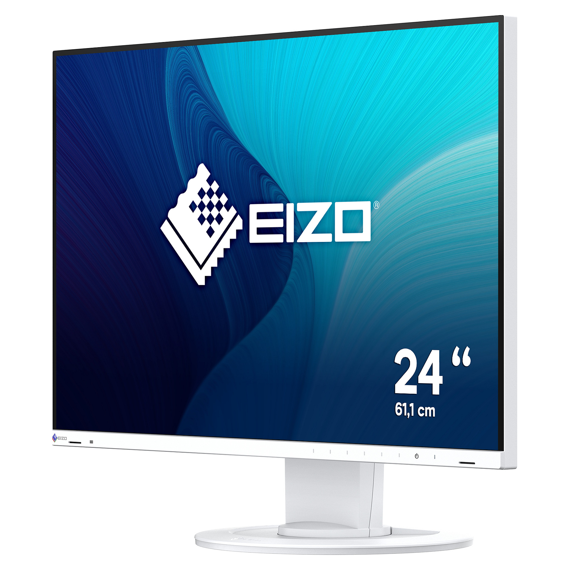 Monitor Eizo FlexScan EV2410R-WT / 24.1" / WUXGA IPS / 60Hz / 5ms / DisplayPort+DVI+HDMI - Bardhë - 2