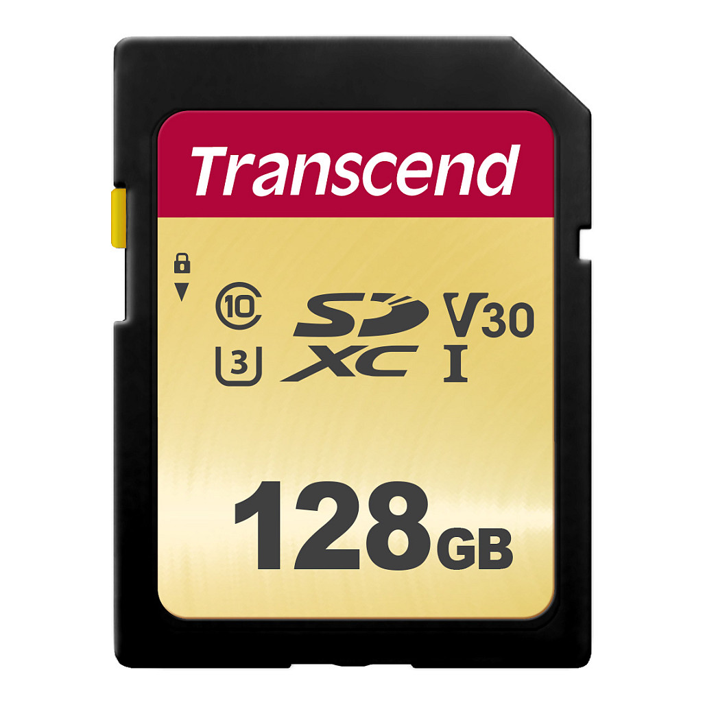 Kartë Memorie SD CARD 128GB Transcend SDXC SDC500S 95/60 MB/s - 3