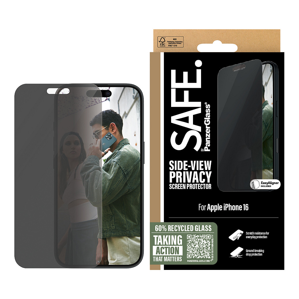 Aksesorë për telefon SAFE Privacy Screen Protector for iPhone 16/15 – UltraWide Fit - 2