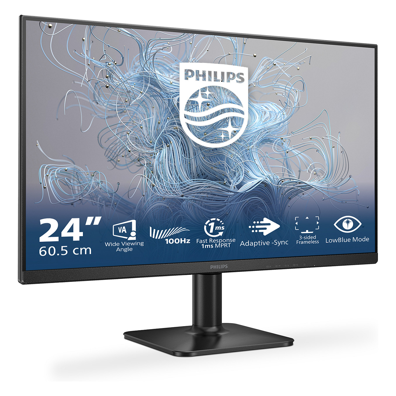 Monitor Philips 24E2N1100LB / 23.8″/ Full HD VA / 100Hz / 4ms / HDMI +VGA - Zezë - 2