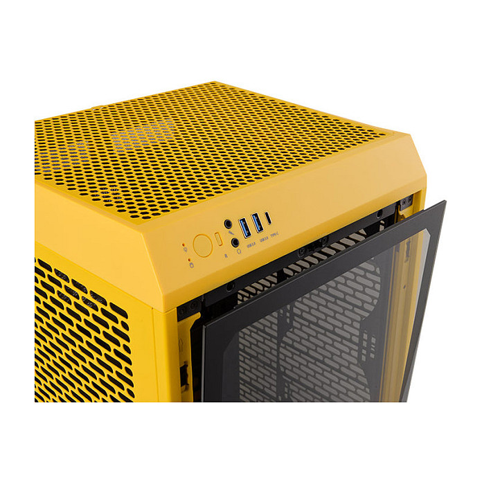 Kasë Mini Thermaltake The Tower 200 TG – Verdhë - 6