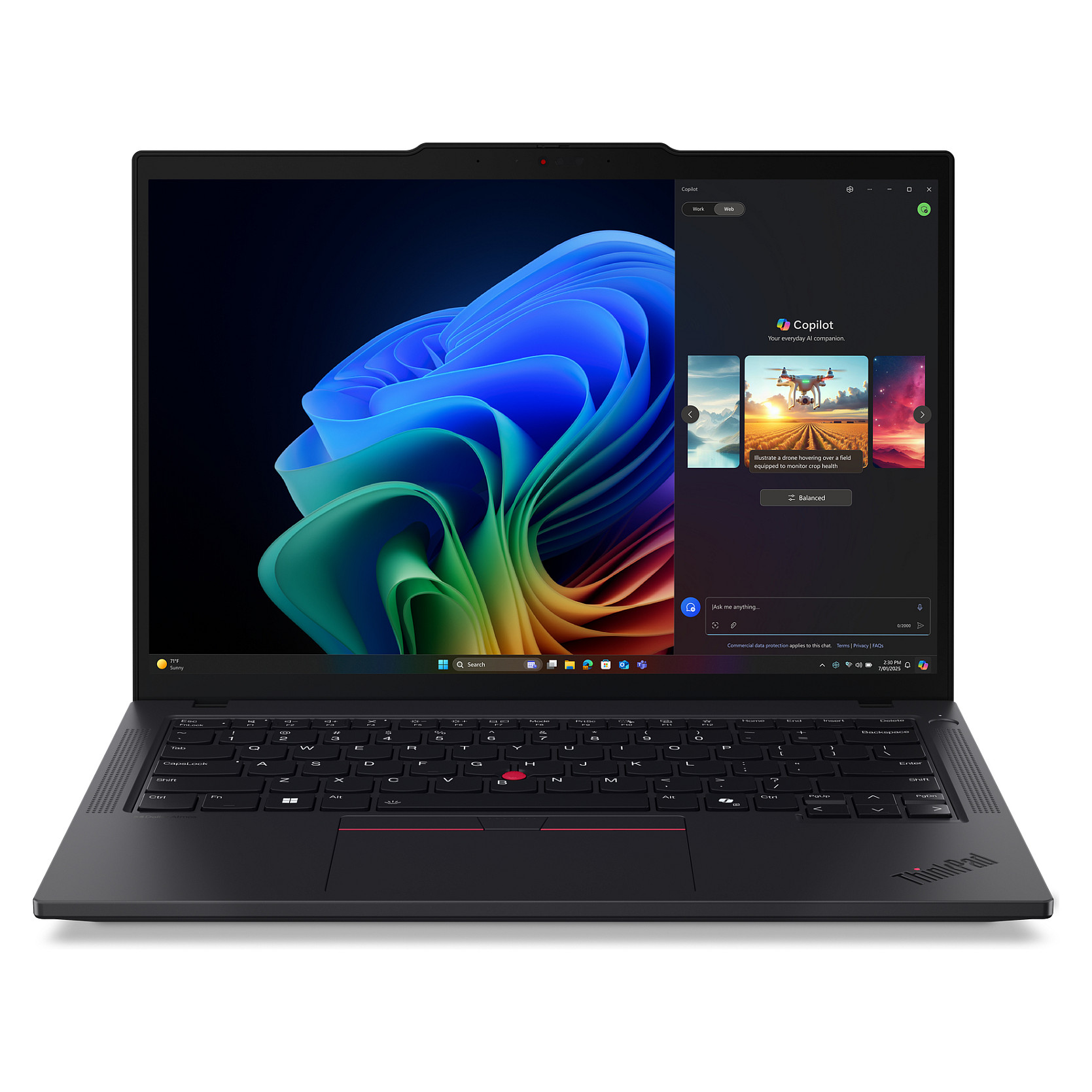 Laptop Lenovo ThinkPad T14 AMD G6 / Ryzen AI 5 340 / 16GB DDR5 / 512GB / 14" WUXGA IPS / AMD Radeon 840M / DE  / e zezë - 1