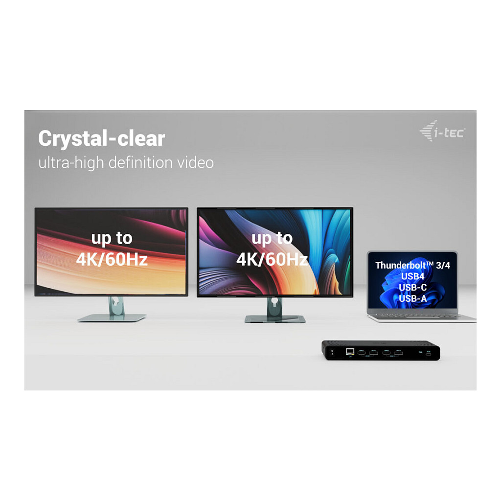 Docking Station I‑TEC Universal Dual 4K - Zezë - 8