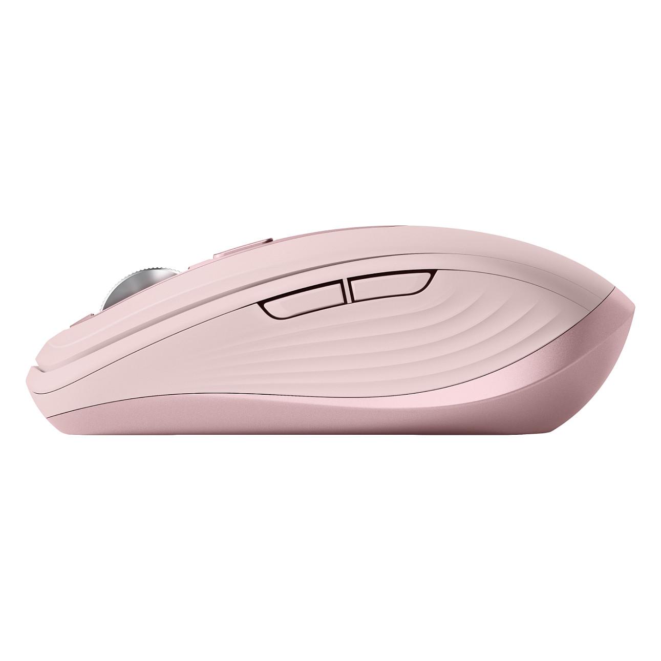 Maus pa Kabllo Logitech MX Anywhere 3S / Optik Darkfield / 8000 DPI / 6 Butona / Bluetooth / 2.4 GHz / Logi Bolt - Rozë - 2
