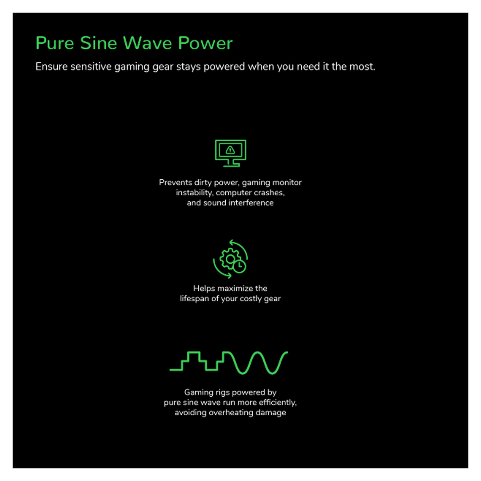 APC Back-UPS Pro BGM2200B-GR – 2200VA / 1320W Line-Interactive UPS me AVR, Pure Sine Wave, RGB Lighting, USB dhe Schuko + IEC Outlets – Zezë - 15