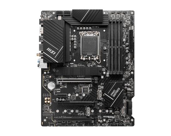 Pllakë Amë MSI PRO Z790-P WIFI / LGA1700 / Z790 / DDR5 / ATX / DP / HDMI / Wi-Fi 6E / 2.5GbE LAN - 3