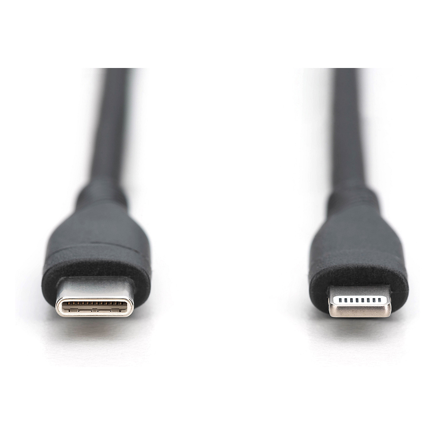 Kabllo USB  DIGITUS USB 2.0 Cable Type C–Lightning Silicone 2.0m MFI  - Zezë - 2