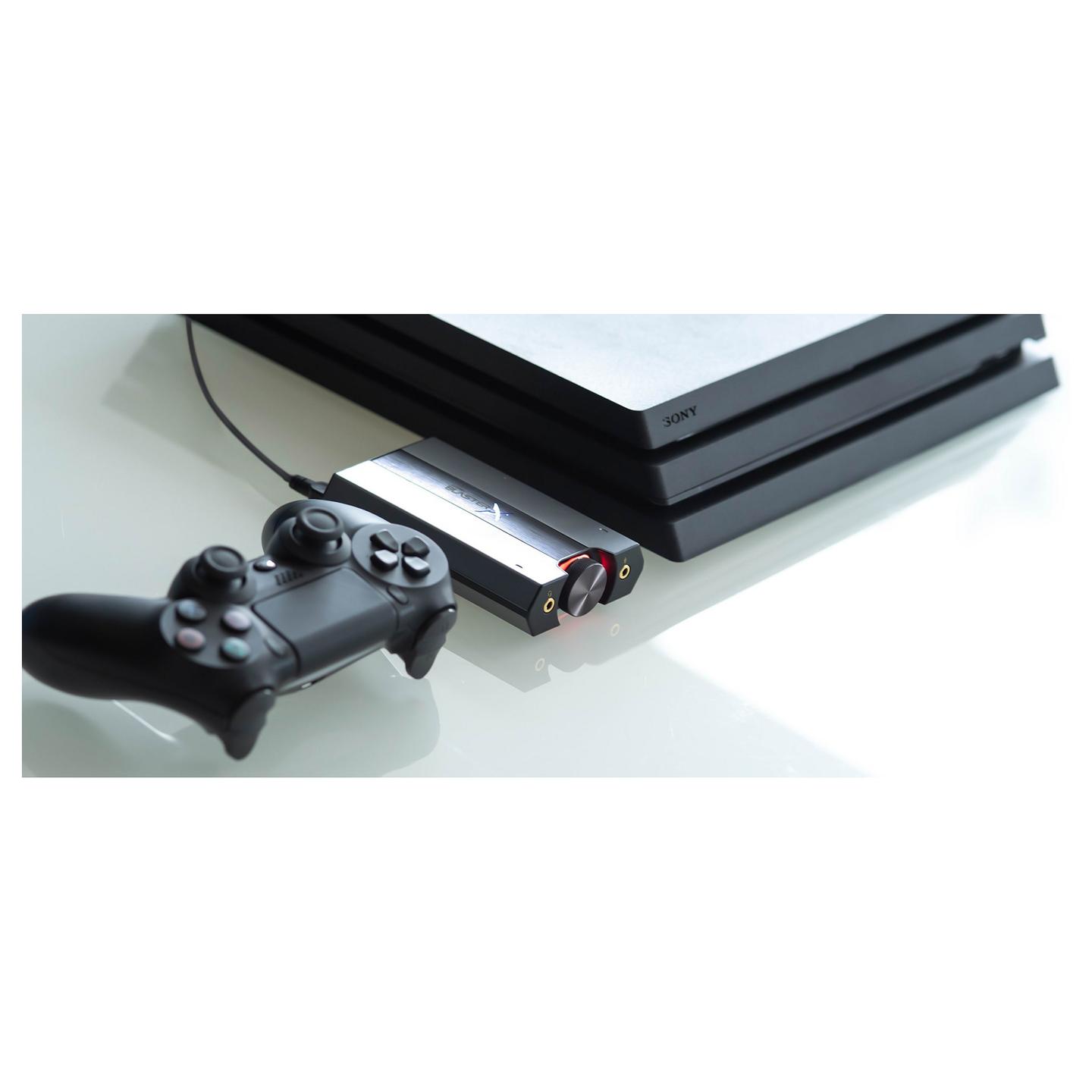 Kartelë zanore e jashtme Creative Sound BlasterX G6, USB, DAC 32-bit/384 kHz, SNR 130 dB, Dolby Digital, surround virtual 7.1 - Zezë - 9