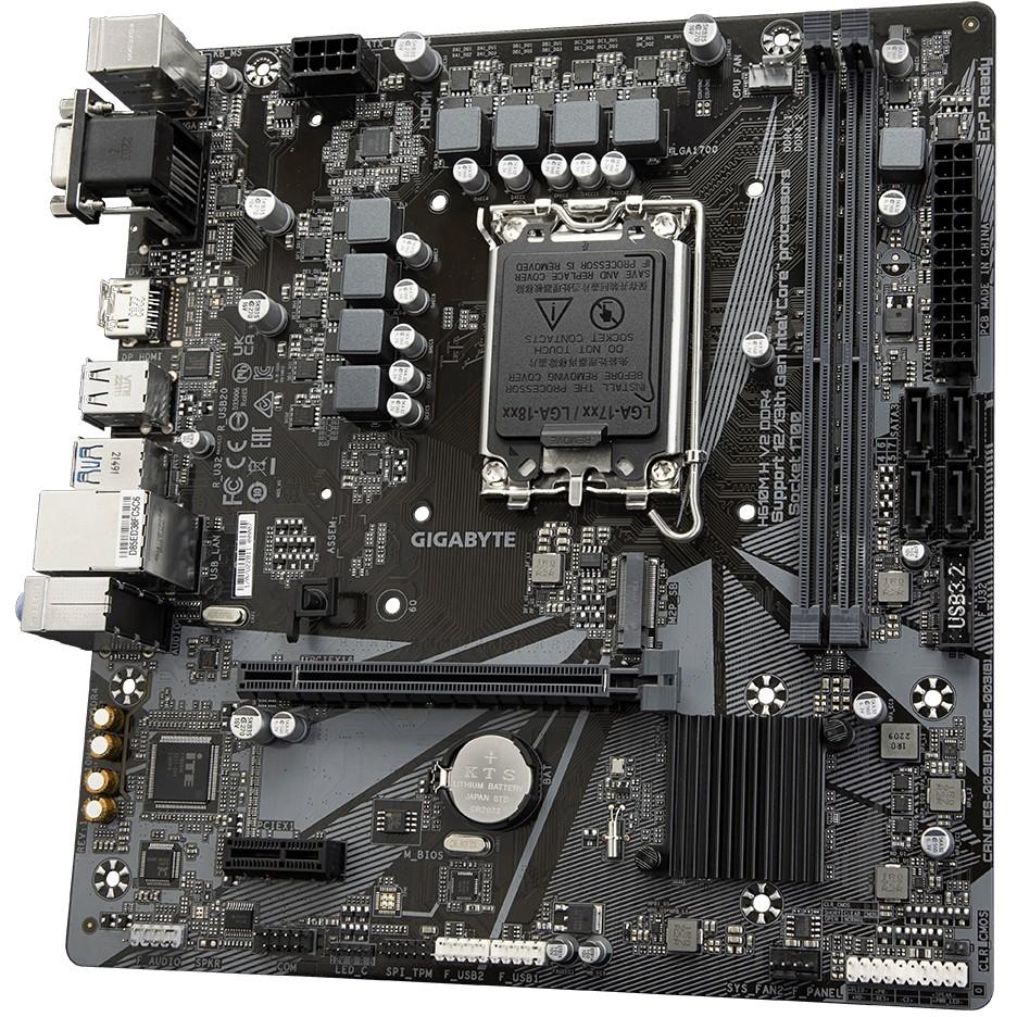 Pllakë Amë MB Intel GIGABYTE H610M H V2 DDR4, LGA1700, H610, Micro ATX, DDR4 - 4