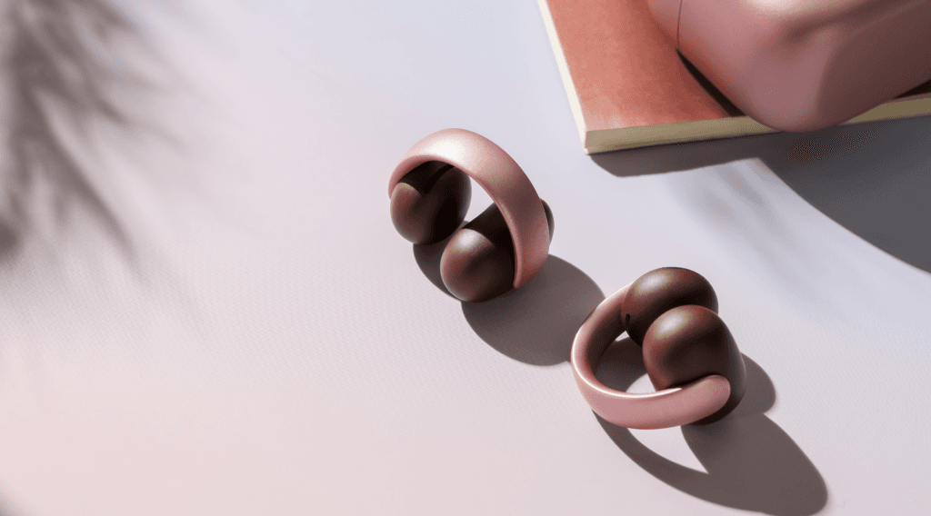 Kufje pa kabllo Anker Soundcore AeroClip / Bluetooth 5.4 – Rozë - 4