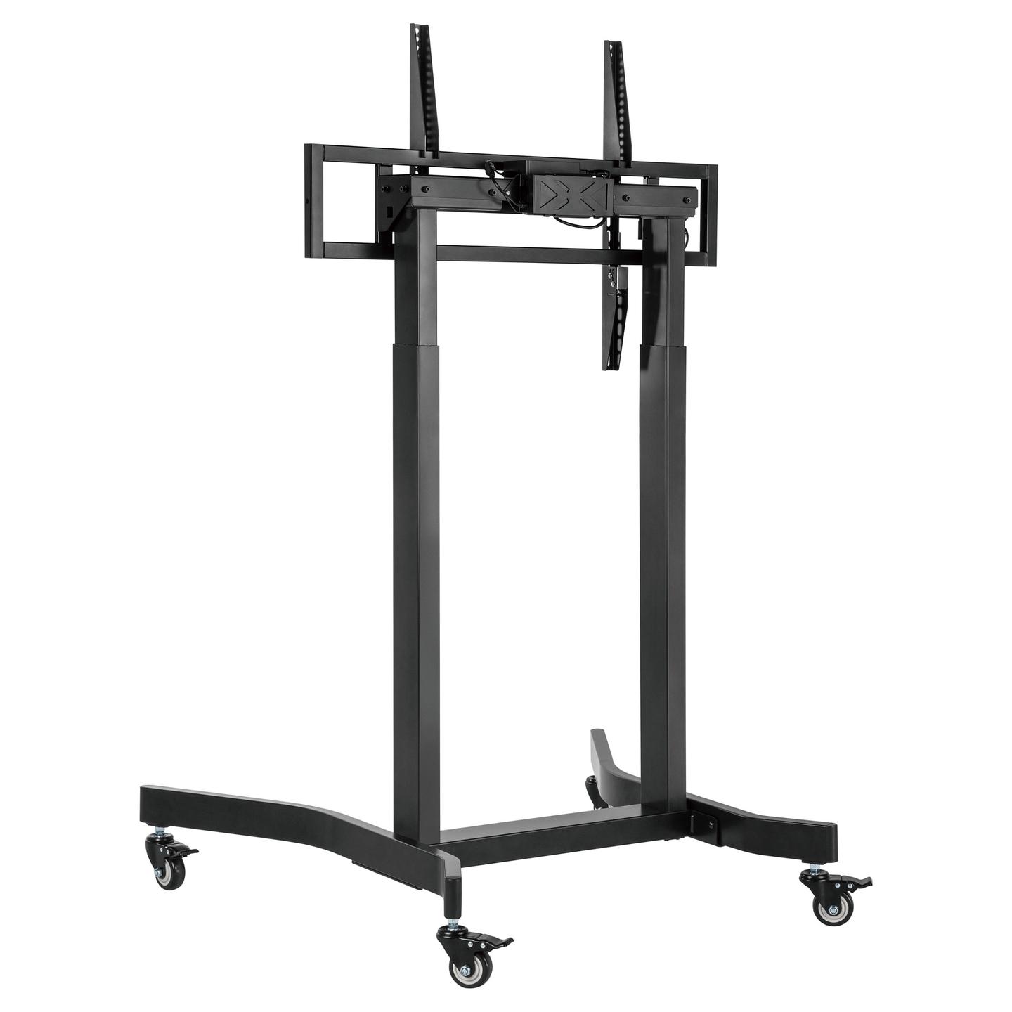 Mbajtëse për TV Equip 650632 , 55–100" , deri 120kg , stativ mobil , me rrota , lartësi motorike e rregullueshme , VESA 200x200–800x600 - Zezë - 2