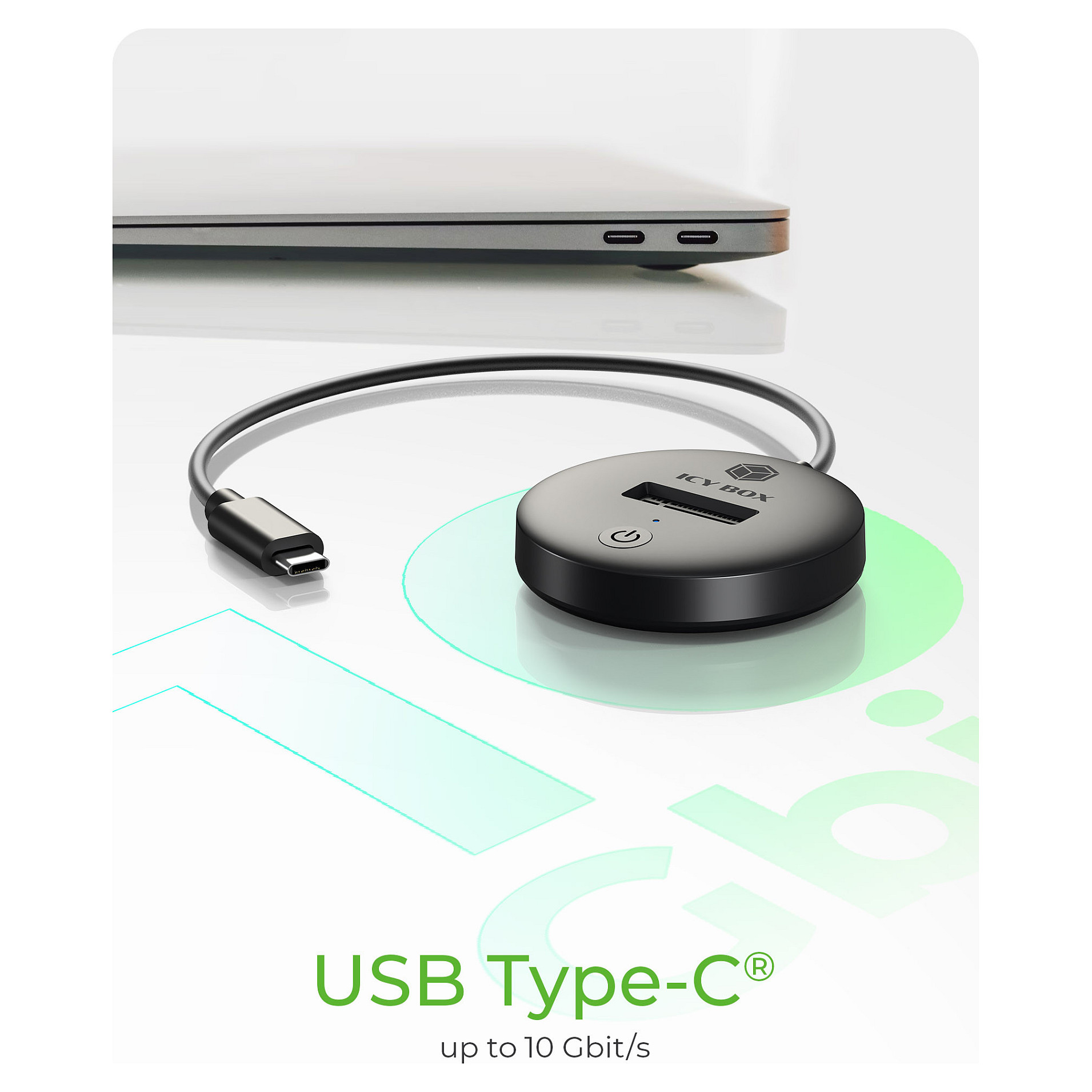 Docking Station për SSD IcyBox NVMe & SATA M.2  – Zezë - 4