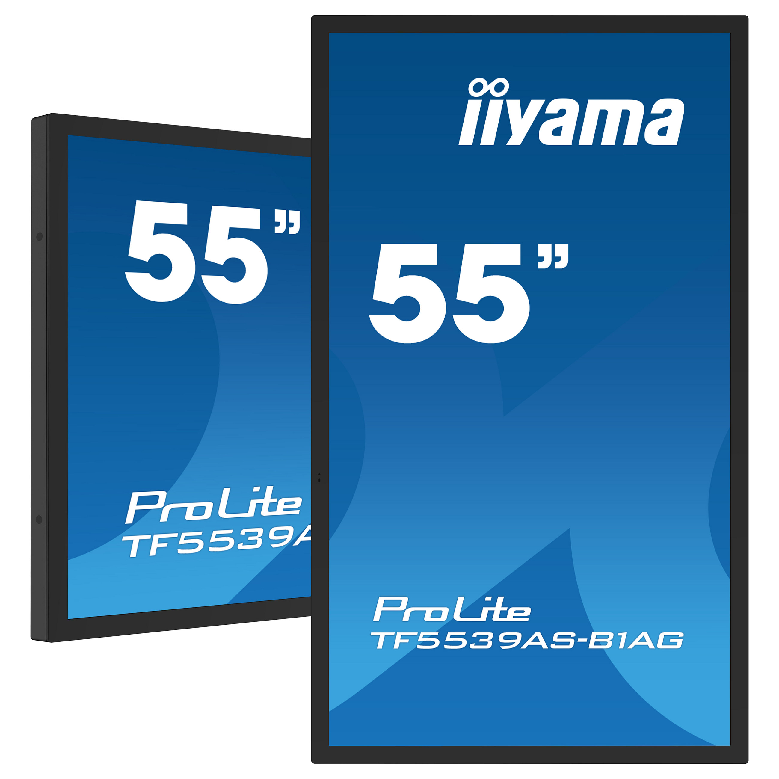 Ekran Interaktiv IIYAMA TF5539AS-B1AG / 54.6"/ 4K Ultra HD LED Multi Touch / 60Hz / 8ms / HDMI+DP - Zezë - 1