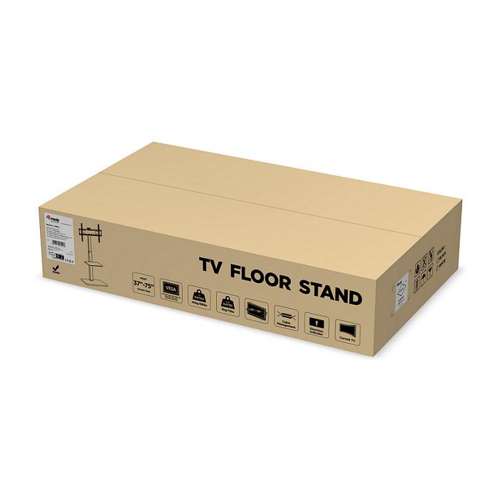 Mbajtëse për TV Equip 650613 , 37–75" , deri 40kg , për dysheme , lartësi e rregullueshme , e rrotullueshme ±35° , VESA 200x200–600x400 - Zezë - 13