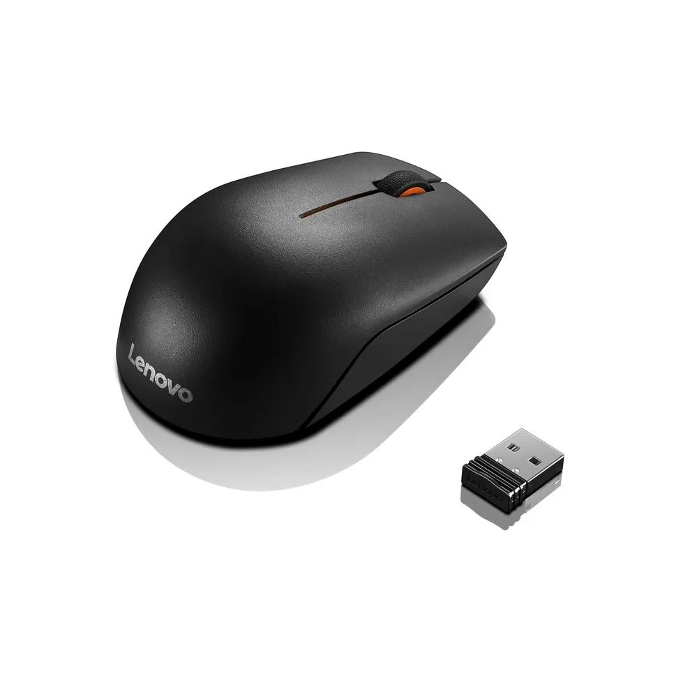 Maus pa kabllo Lenovo 300 Wireless Compact Mouse / 1000 DPI / 3 Butona / 2.4 GHz Nano USB - Zezë - 2