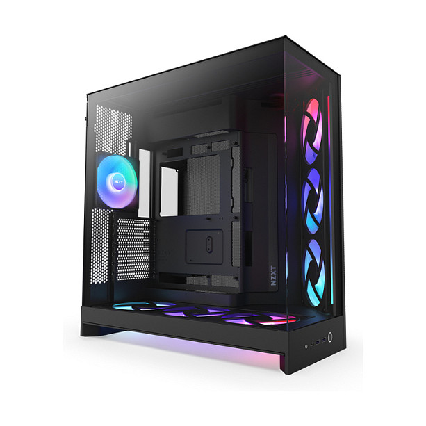 Kasë NZXT H9 Flow RGB+ CM-H92FB-P1 -Zezë - 1