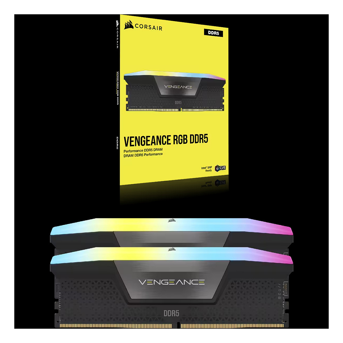 RAM Memorie DDR5 CORSAIR / 32 GB / 6400 MT/s / CL36 / VENGEANCE RGB / Blu - 6