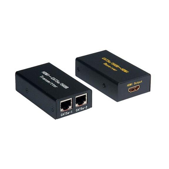 Extender HDMI VALUE 14.99.3460, HDMI 1.3, Cat5e, deri në 25 m