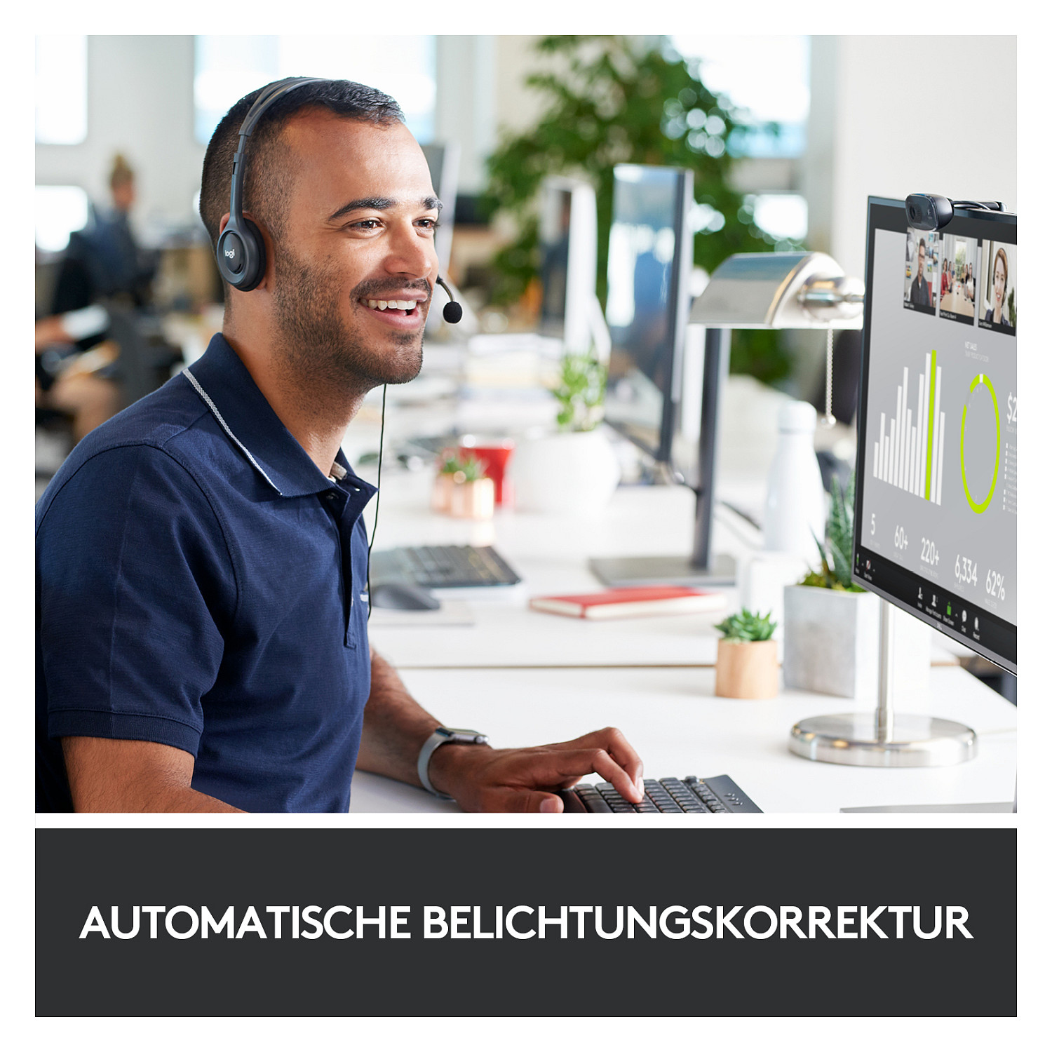 Webcam Logitech C270 HD 1280x720 - 10