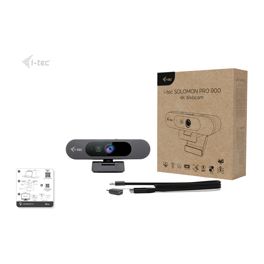 Webcam I‑TEC SOLOMON PRO 900 / 4K / AI Auto Framing - Zezë - 12