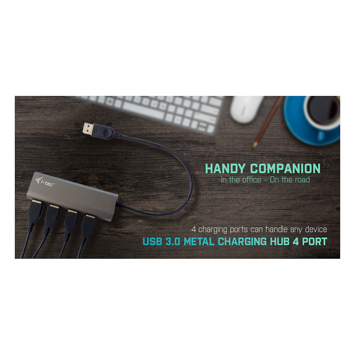 Hub i-tec U3HUB448 / 4x USB-A 3.2 / 5V/2A – Hiri - 10