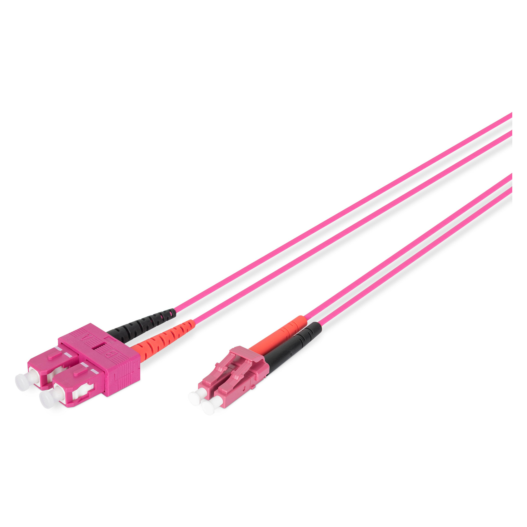 Kabllo për Rrjet DIGITUS LWL Patch LC–SC 1.00m Multimode Duplex OM4 - 1