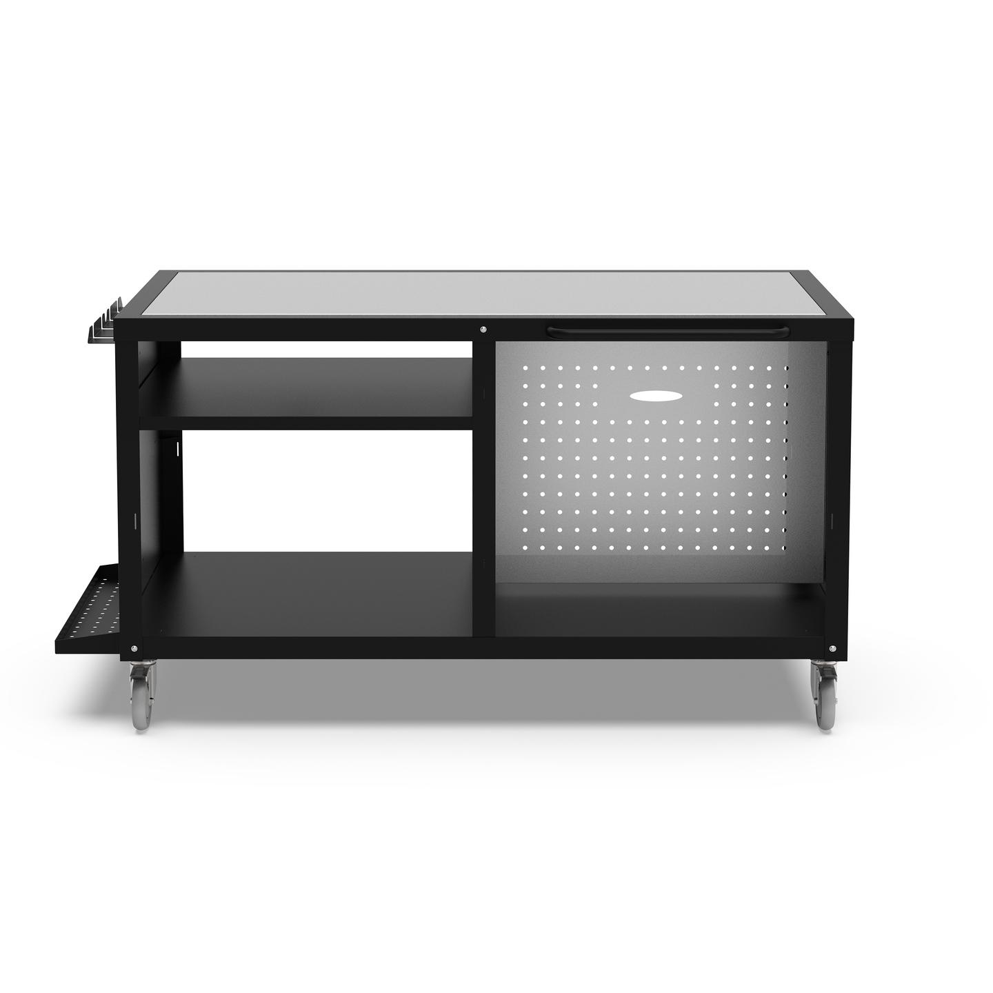 Stacion Kuzhine për Ambient të Jashtëm Alfa Forni Cooking Station 160, 160x80cm, Çelik Inoks 304 - Argjend/Zezë
