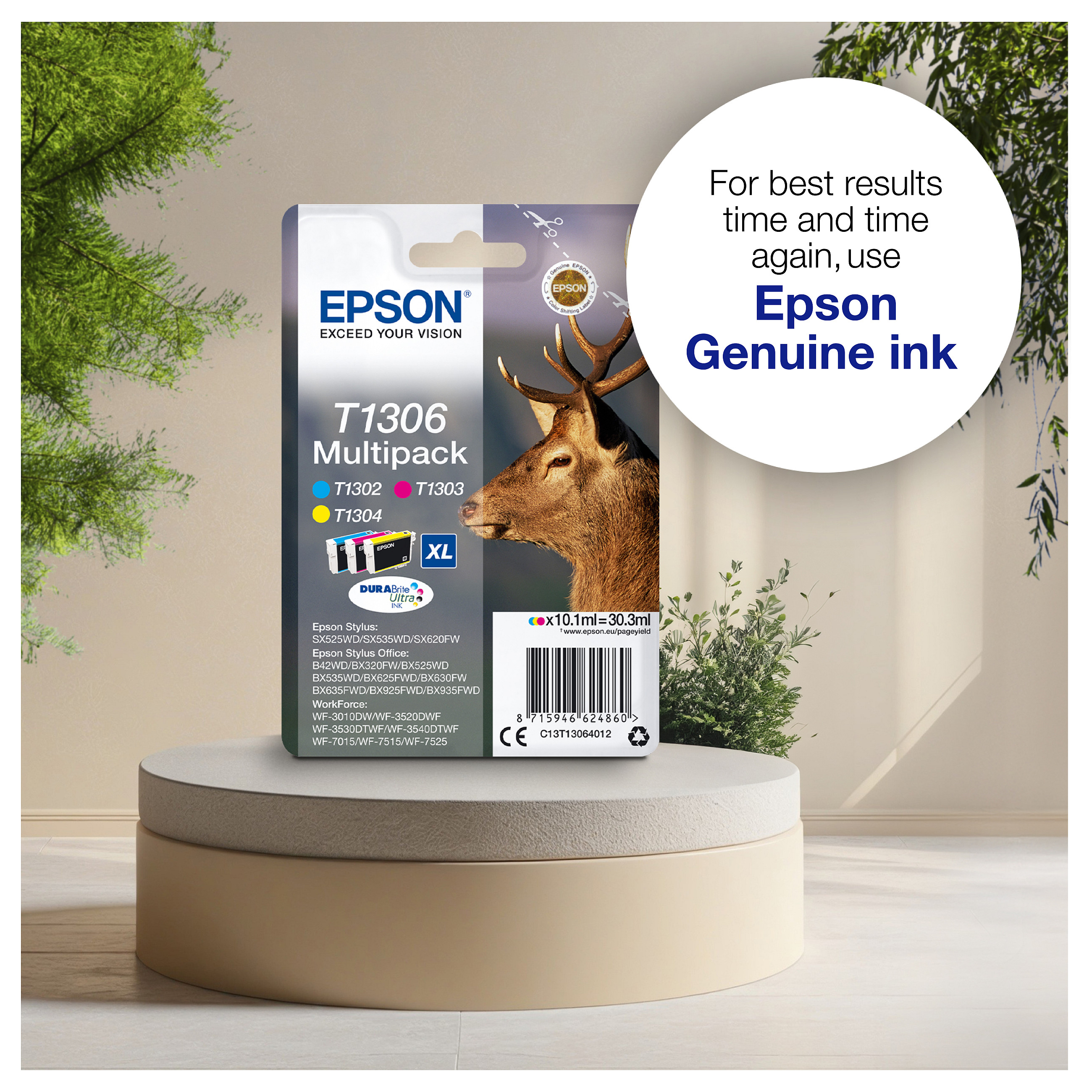 INK Epson T1304 / 10.1ml / DURABrite Ultra Ink / deri në kapacitet ekstra të lartë sipas ISO/IEC 24711 - Verdhë - 5