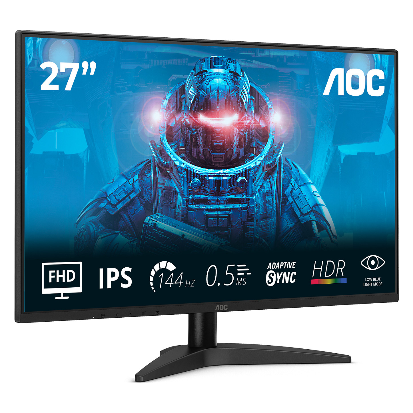 Monitor Gaming AOC 27B36X / 27" / Full HD IPS LED / 144 Hz / 0.5ms / HDMI + DP - Zezë - 6