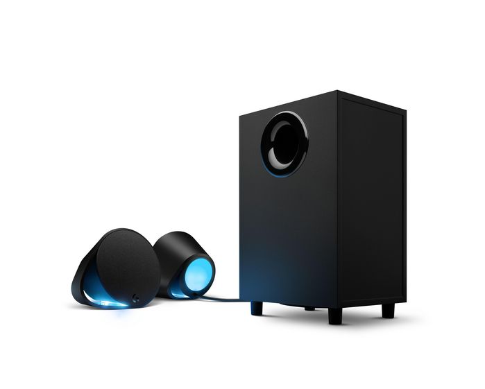 Logitech G560 LIGHTSYNC 2.1 Gaming Speakers, 120W RMS, 240W Peak, RGB, Bluetooth, USB, 3.5mm – Black