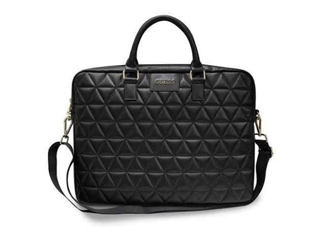 Çantë për Laptop GUESS Quilted, 15" - Zezë