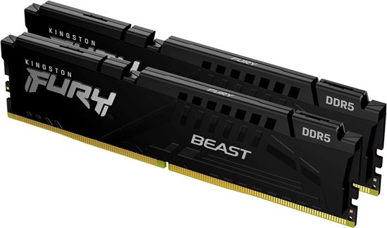 RAM Memorie DDR5 Kingston FURY Beast / 64GB (2x32GB) / DIMM / 5600MHz / CL36 / 288-pin - Zezë