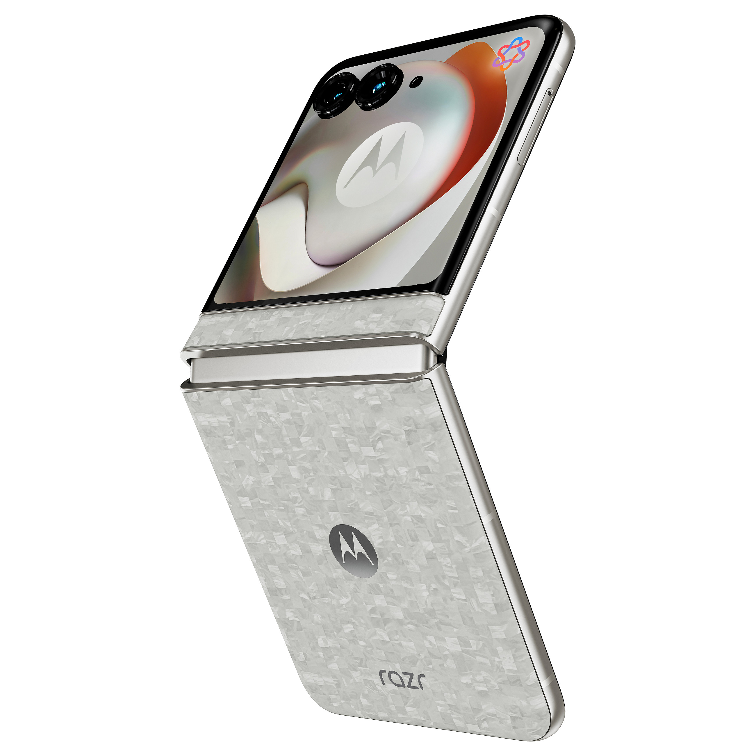 Telefon Motorola Razr 70 5G / 8GB / 256GB / Dual SIM - Bardhë - 16