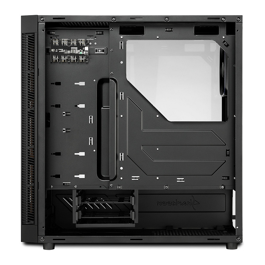 Kasë Sharkoon TG6 RGB Midi Tower Glass Window LED RGB Fans - Zezë - 6