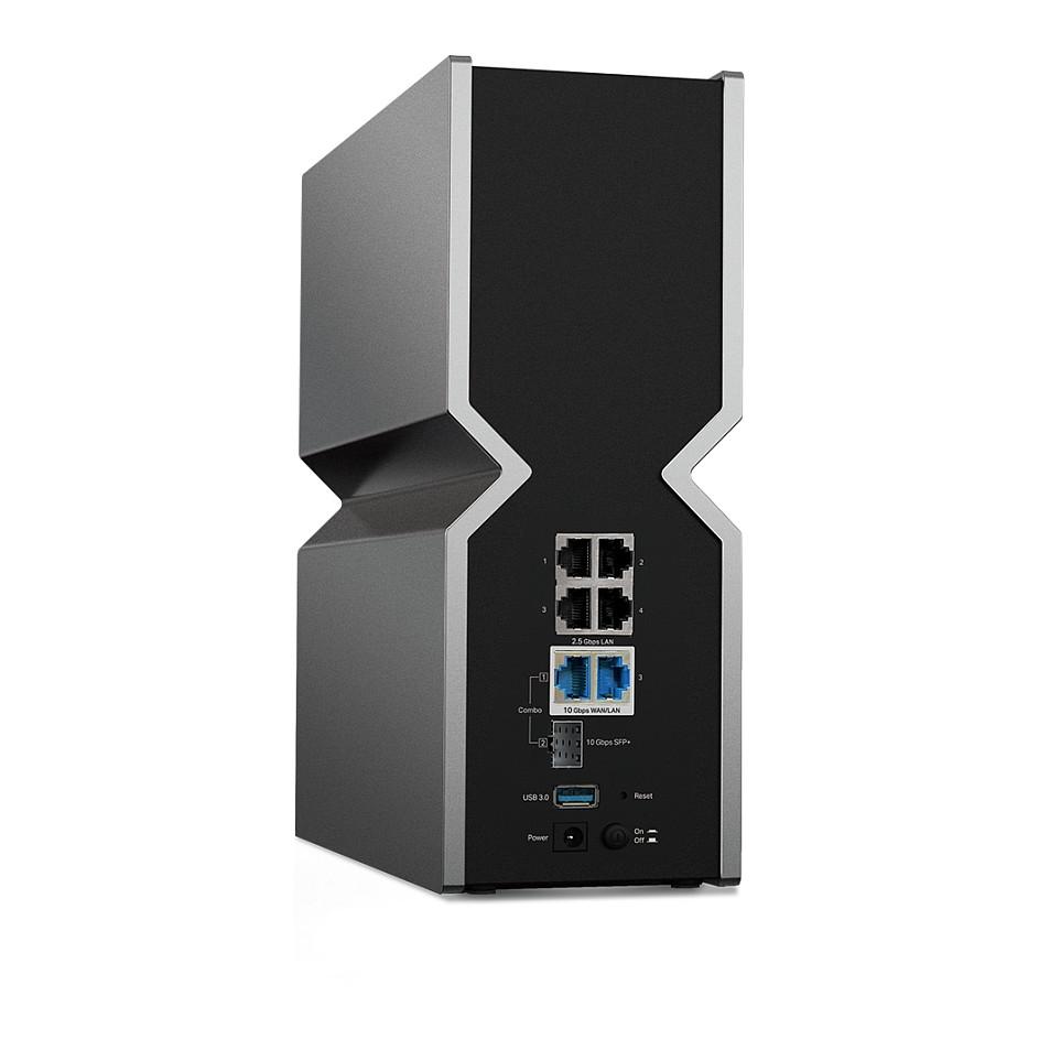 TP-Link Archer BE800 Ruter Wi-Fi 7 BE19000 Tri-Band, deri 18.656Gbps, 1× 10Gbps WAN/LAN, 1× 10Gbps SFP+/RJ45 Combo, 4× 2.5Gbps LAN, USB 3.0 – E zezë/Gri - 4