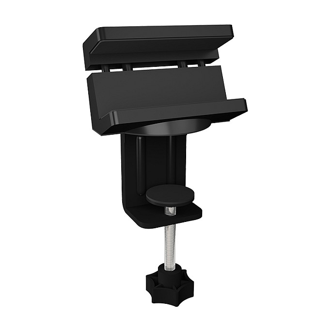ICY BOX Table Mount for HUB & Power Strips – Black - 1
